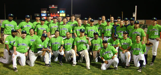 neon green baseball jersey