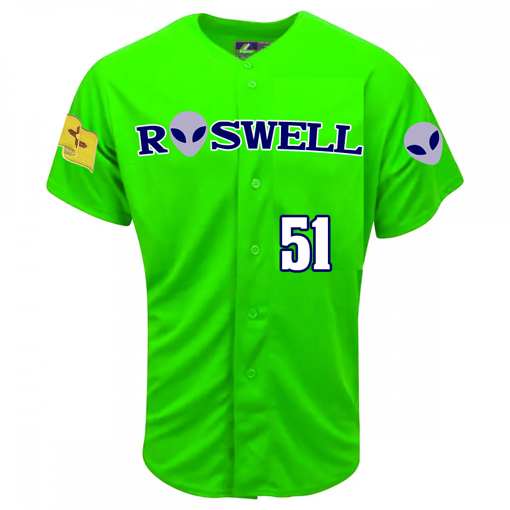 Invaders Baseball Sublimated Game Jersey